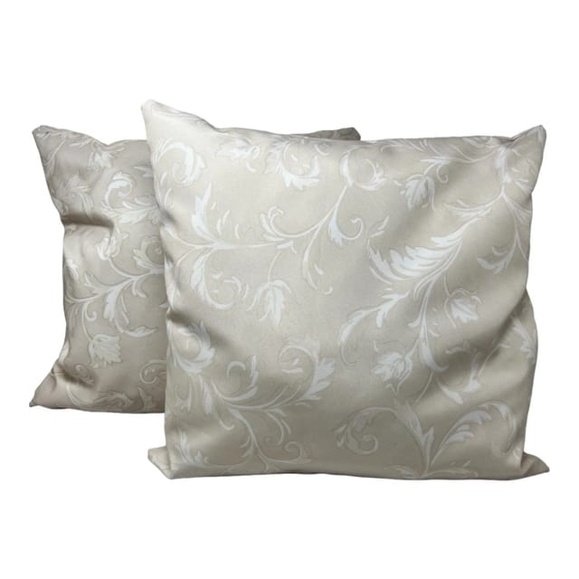 Jet-Line Outdoor Rückenkissen 2er Set Nizza Beige/Creme 40 x 40 cm