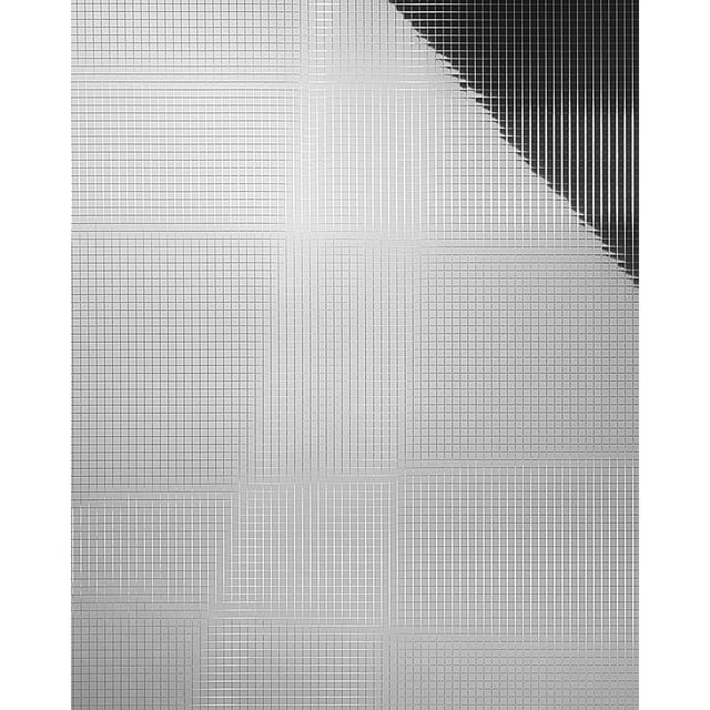 WALLFACE 27377 M-Style Design Platte Wand-paneel Mosaik Dekor Silber 980 mm x 980 mm x 1,2 mm 0,96 m2 Silber