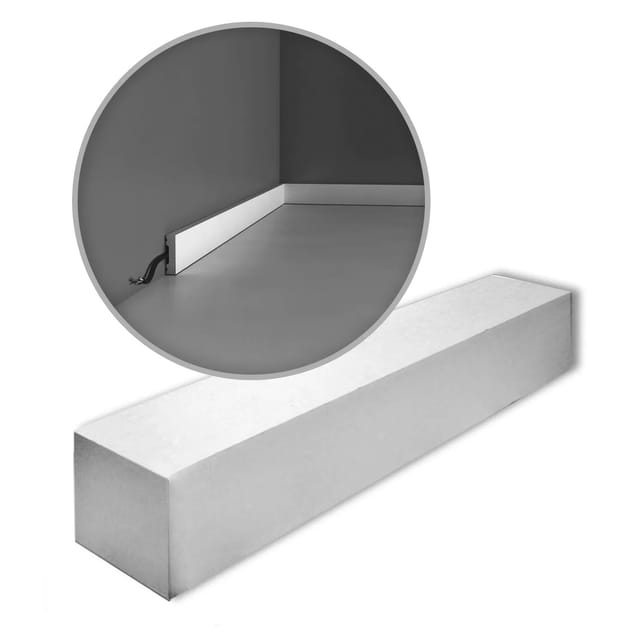 ORAC DECOR SX162-Box-10 AXXENT Sockelleisten 1 Karton mit 10 Wandleisten 20 m