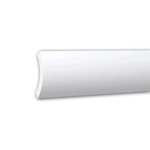 PROFHOME 150225 Eckleiste Zierleiste für indirekte Beleuchtung Stuckleiste 2 m 200 cm x 5,7 cm x 5,5 cm Weiß