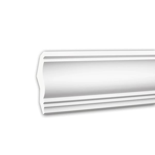 PROFHOME 150273F Flexible Eckleiste Stuckleiste aus Flexiblem Polyurethan 2 m 200 cm x 13 cm x 19,8 cm Weiß
