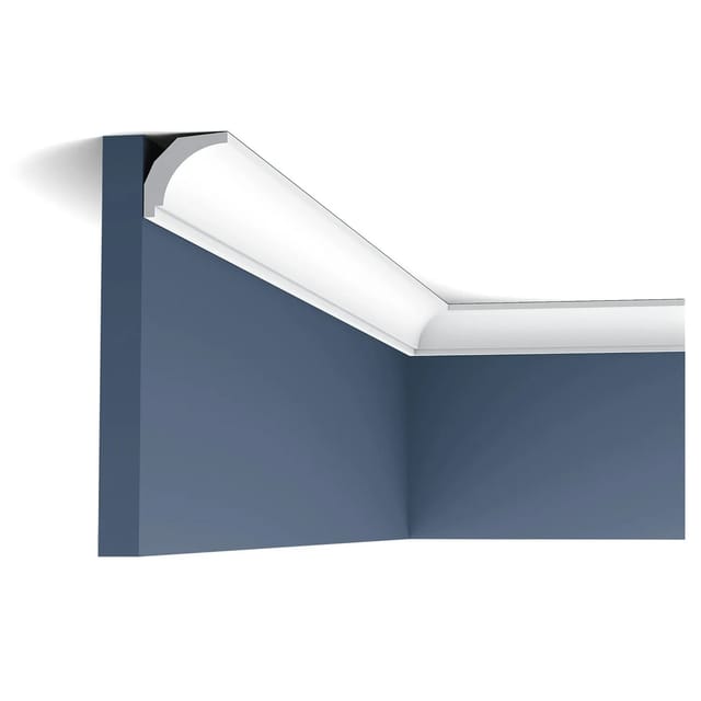 ORAC DECOR CX115 AXXENT Zierleiste Profile Stuck Decken-Leisten Eckleiste 2 m 200 cm x 3 cm x 2,9 cm Weiß