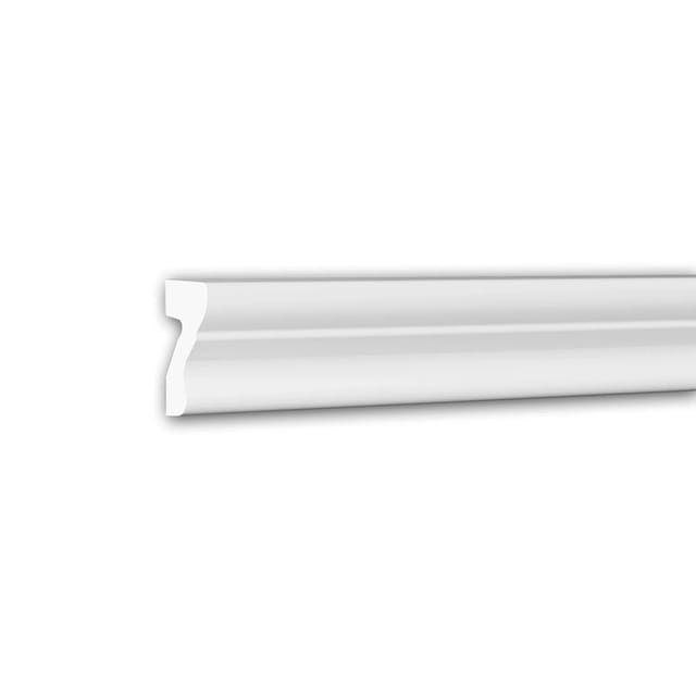 PROFHOME 151346 Wand- und Friesleiste Stuckleiste Zierleiste Wandleiste 2 m 200 cm x 1,6 cm x 3,4 cm Weiß