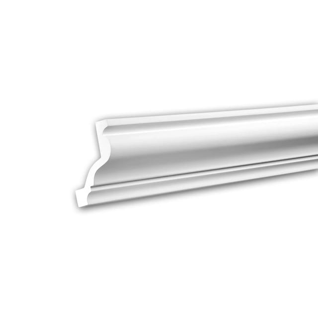 PROFHOME 150129F Flexible Eckleiste Stuckleiste aus Flexiblem Polyurethan 2 m 200 cm x 7,5 cm x 8,6 cm Weiß