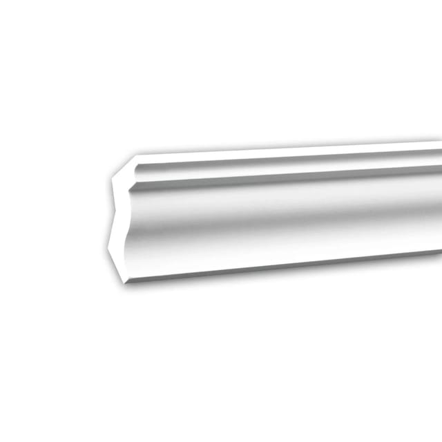 PROFHOME 150150F Flexible Eckleiste Stuckleiste aus Flexiblem Polyurethan 2 m 200 cm x 4 cm x 4,1 cm Weiß