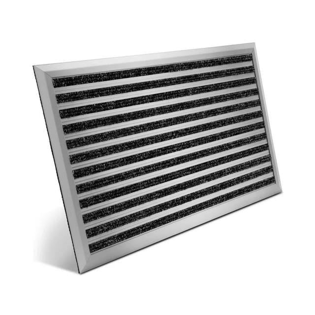 Bomoe AluGant D Alu-Fußmatte 60x90cm Silber