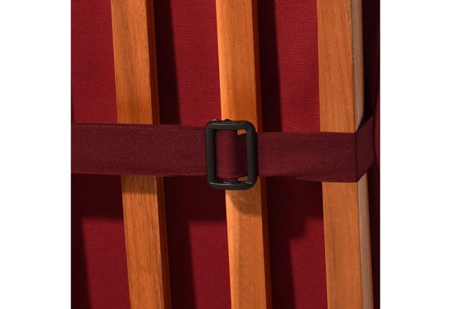 Beautissu Flair DC Deckchairauflage 200x50x8cm Rot