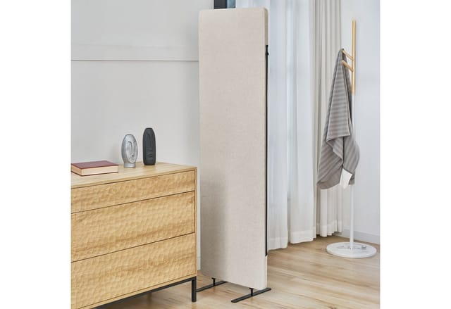 Svita Otis Stellwand Raumteiler Freistehende Trennwand Paravent Beige