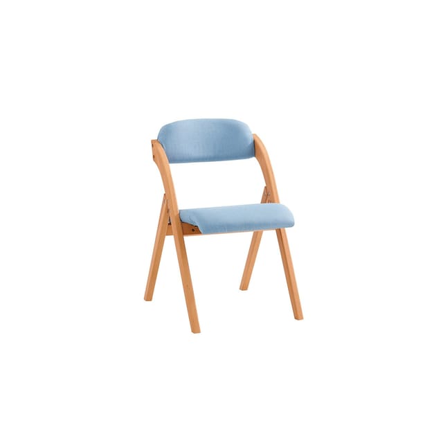 SoBuy Esszimmerstuhl Klappstuhl Küchenstuhl Polsterstuhl mit Lehne Blau FST92-BL