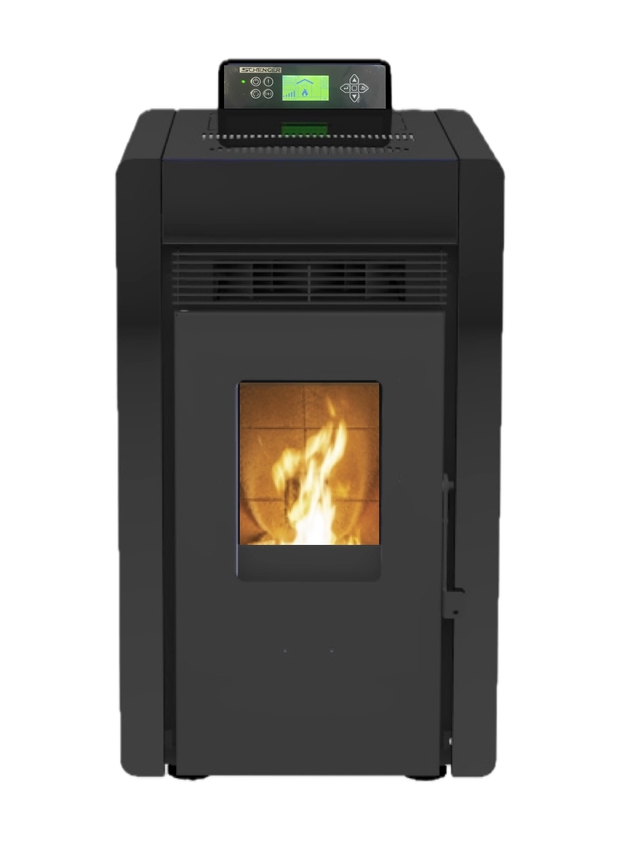 SCHENGER Pelletofen HLP3402 Schwarz A++ 5,5kW Vollautomatisch+WIFI+Eco Modus