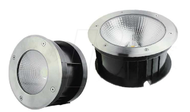ENOVALITE LED Bodenleuchte Bodeneinbauleuchte Gartenstrahler IP67 Warmweiß 7W