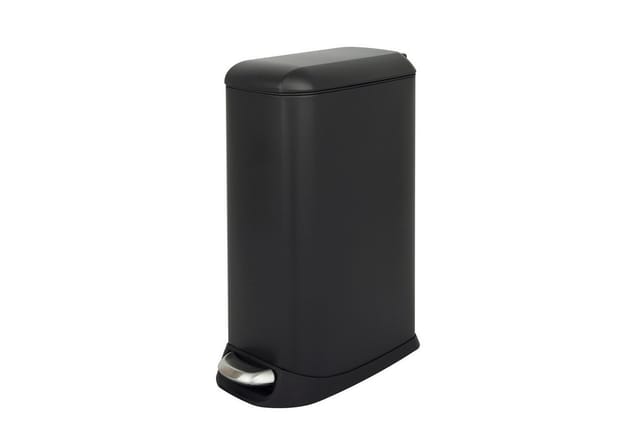 Svita TS20 Mülleimer Treteimer Abfalleimer 20l Mit Inneneimer Pedal Schwarz