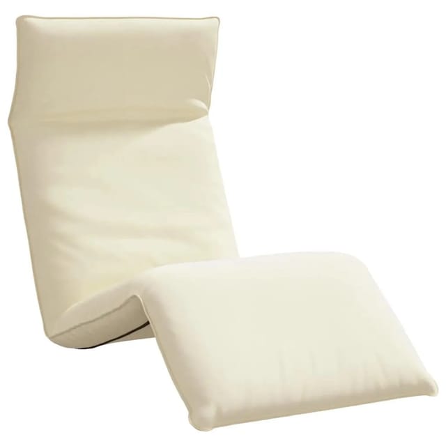 vidaXL Sonnenliege Klappbar Creme 175x54x8,5 cm Oxford-Gewebe 4019748