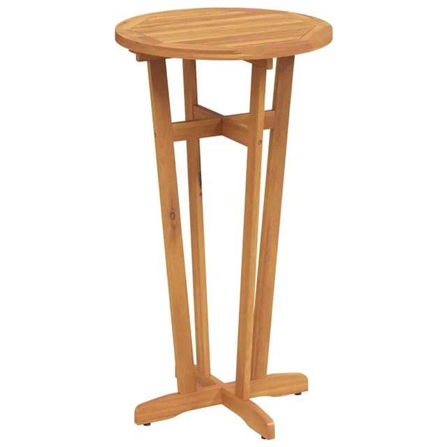 vidaXL Garten-Bartisch Ø60x105 cm Massivholz Akazie 319698