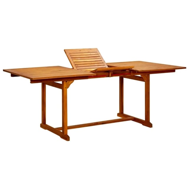 vidaXL Garten-Esstisch 200x100x75 cm Massivholz Akazie 316564
