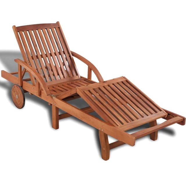 vidaXL Sonnenliege Massivholz Akazie 41446