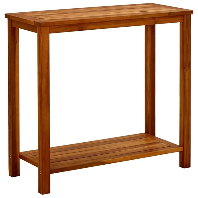 vidaXL Garten-Konsolentisch 80x35x75 cm Massivholz Akazie 316405
