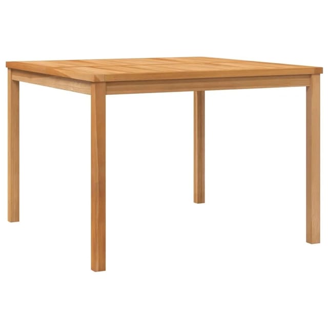 vidaXL Garten-Esstisch 110x110x77 cm Massivholz Teak 316637