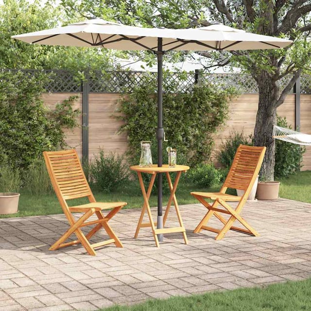 vidaXL 3-tlg Bistro-Set Klappbar Massivholz Akazie 3375688