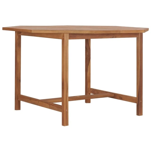 vidaXL Garten-Esstisch 110x110x75 cm Massivholz Teak 318478