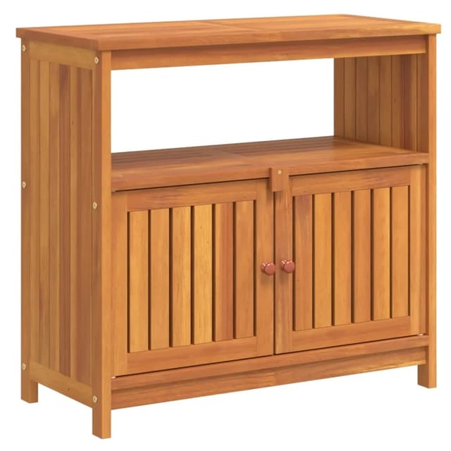 vidaXL Garten-Konsolentisch 80x35x75 cm Massivholz Akazie 319696