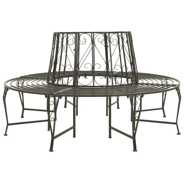 vidaXL Baumbank 160 cm Stahl 313033