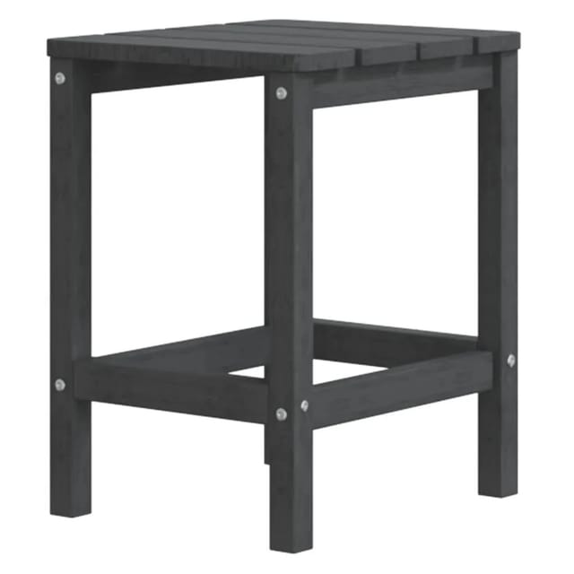 vidaXL Garten Adirondack-Tisch Anthrazit 38x38x46 cm HDPE 318642