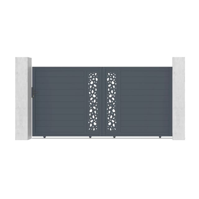Casanoov Schiebetor Elektrisch Sunny 350x180cm & Schiebetorantrieb Ranger C300
