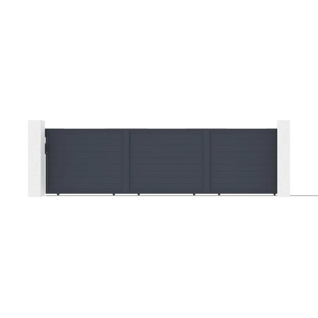Casanoov Schiebetor Eiger 600x160cm Aluminium