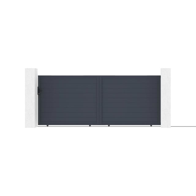 Casanoov Schiebetor Elektrisch Eiger 400x160cm & Schiebetorantrieb Tanker C600