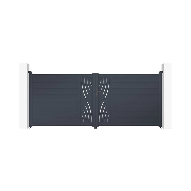 Casanoov Flügeltor Elektrisch Veleta 350x140cm & Drehtorantrieb Ranger B150