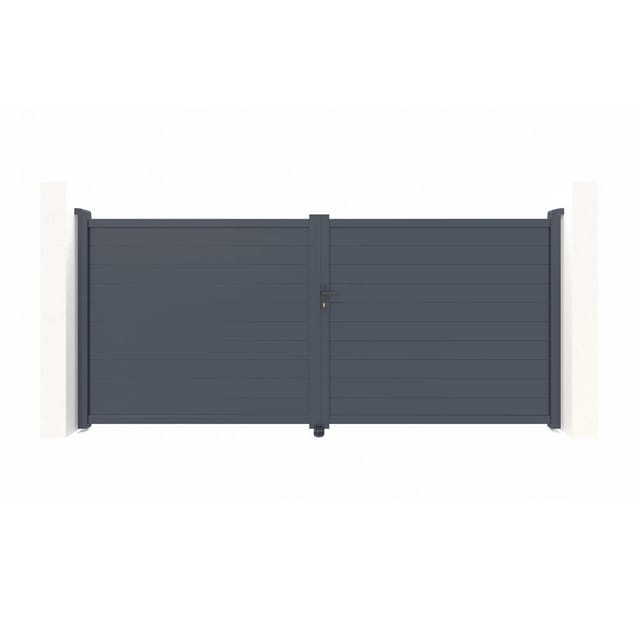 Casanoov Flügeltor Elektrisch Eiger 300x180cm & Drehtorantrieb Hicker B200