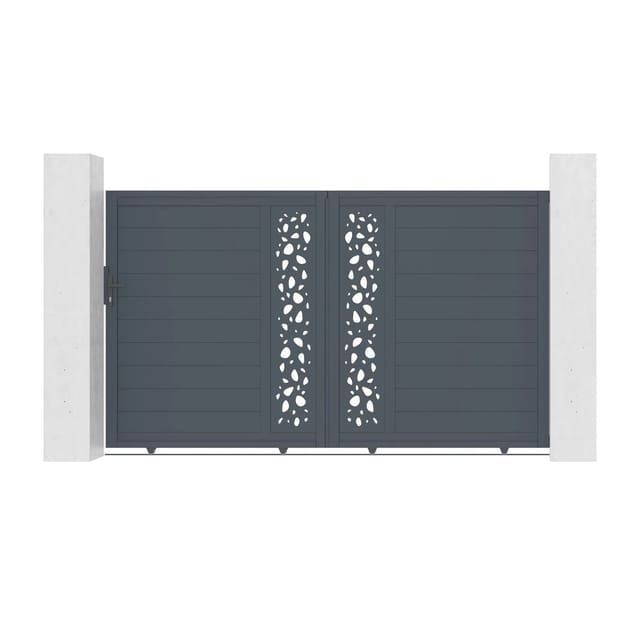Casanoov Schiebetor Elektrisch Sunny 300x180cm & Schiebetorantrieb Ranger C300