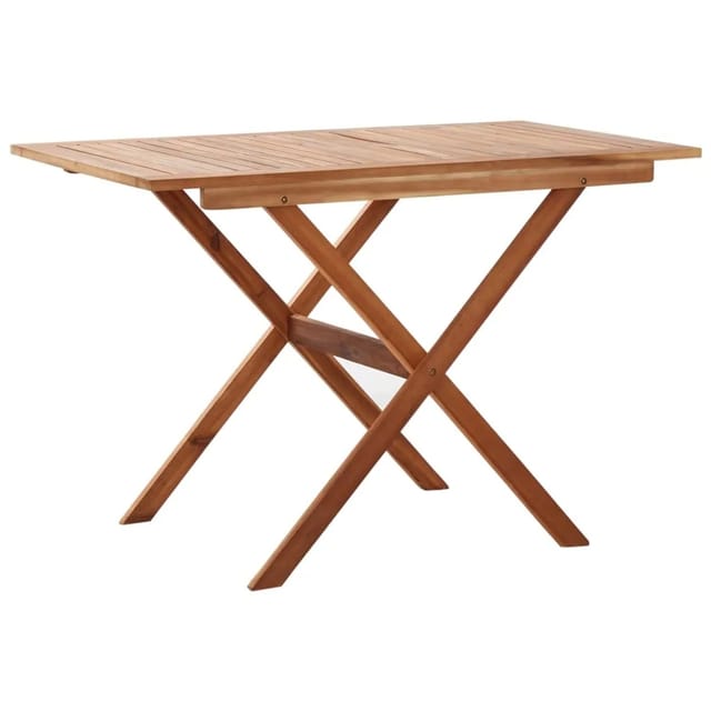 vidaXL Gartentisch 110x67x74 cm Massivholz Akazie 46458