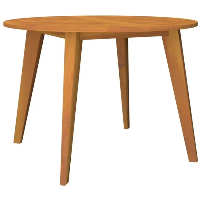 vidaXL Gartentisch Ø110x75 cm Massivholz Akazie 310301