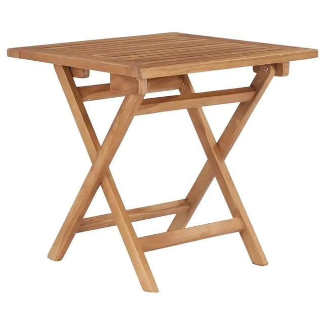 vidaXL Gartentisch Klappbar 45x45x45 cm Massivholz Teak 48977