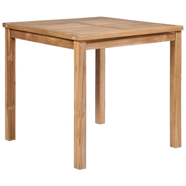 vidaXL Gartentisch 80x80x77 cm Massivholz Teak 44996
