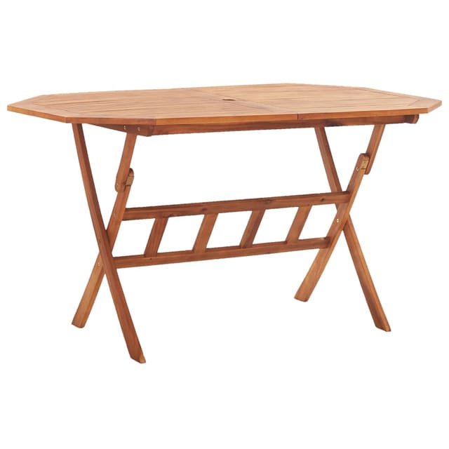 vidaXL Gartentisch Klappbar 135x85x75 cm Massivholz Akazie 46657