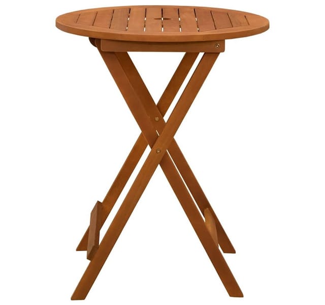 vidaXL Klappbarer Gartentisch Ø60x75 cm Massivholz Eukalyptus 312455