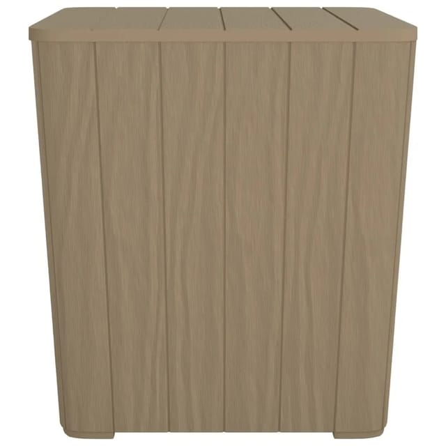 vidaXL Gartentisch mit Abnehmbarer Tischplatte Hellbraun Polypropylen 364153