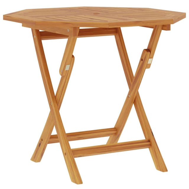 vidaXL Klappbarer Gartentisch 85x85x76 cm Teak Massivholz 47418