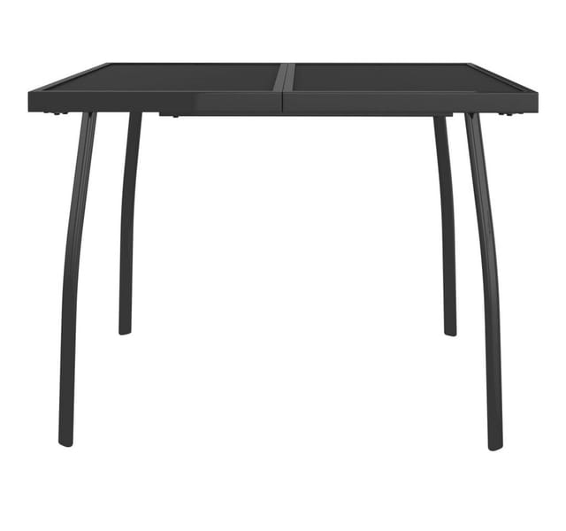 vidaXL Gartentisch Anthrazit 100x100x72 cm Stahlgitter 362732