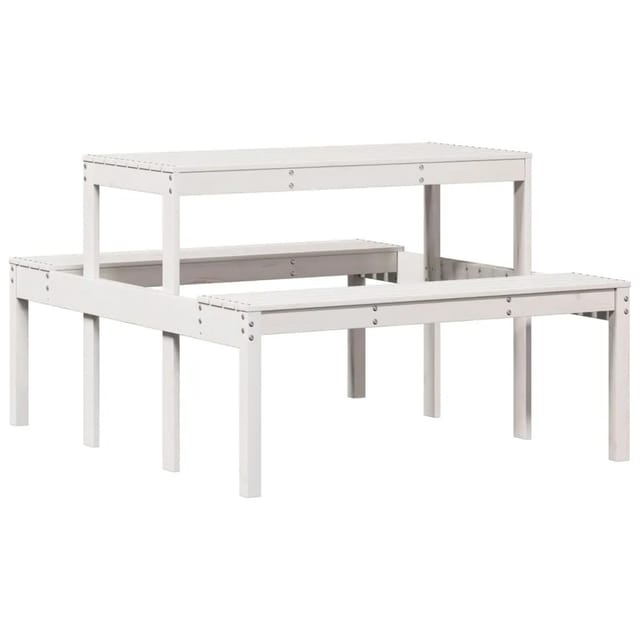 vidaXL Picknicktisch 110x134x75 cm Massivholz Kiefer 832558
