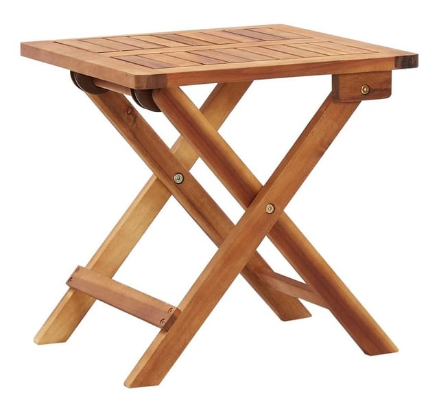 vidaXL Garten-Couchtisch Klappbar 40x40x40 cm Massivholz Akazie 46005