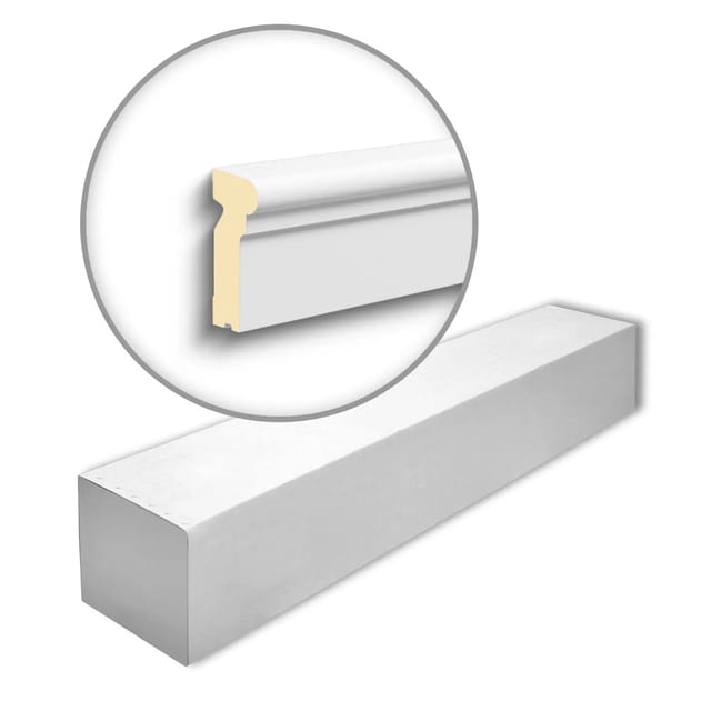 NOEL & MARQUET NMC FA13-Box DOMOSTYL Fenstersohlbänke 1 Karton Set mit 10 Leisten 20 m Weiß