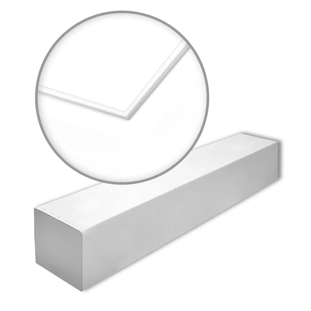 NOEL & MARQUET NMC O-Box-10 NOMASTYL Eckleisten 1 Karton Set mit 10 Stuckleisten 20 m Weiß