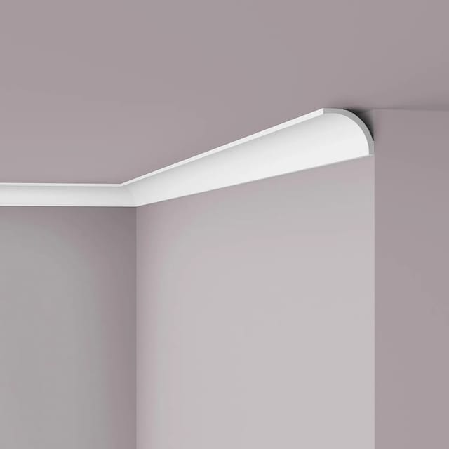 NOEL & MARQUET NMC B1 NOMASTYL Eckleiste Zierleiste Stuckleiste 2 m 200 cm x 7,8 cm x 6,6 cm Weiß