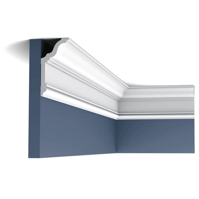 ORAC DECOR CX192 LUXXUS Eckleiste Zierleiste Stuckleiste 2 m 200 cm x 6 cm x 12 cm Weiß