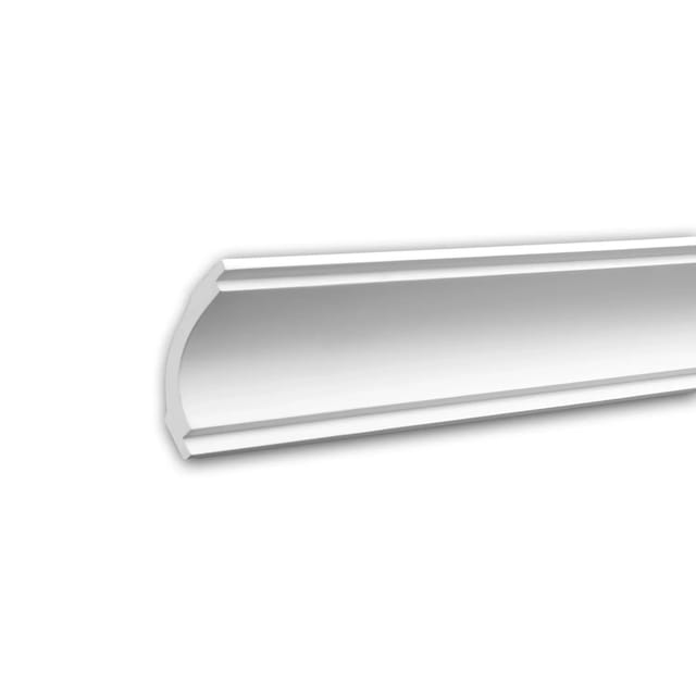 PROFHOME 150160F Flexible Eckleiste Stuckleiste aus Flexiblem Polyurethan 2 m 200 cm x 7 cm x 5,1 cm Weiß