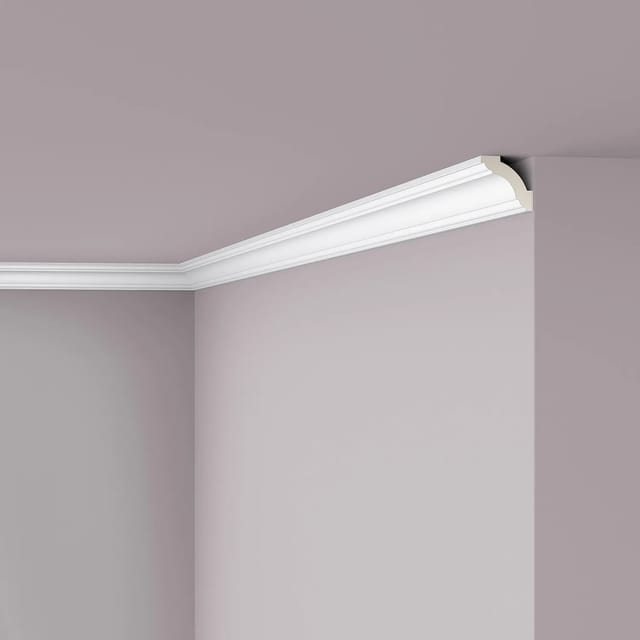 NOEL & MARQUET NMC Z1240 ARSTYL Eckleiste Zierleiste Stuckleiste 2 m 200 cm x 4,2 cm x 4,2 cm Weiß